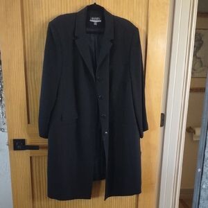 Casual Corner Black Long Coat